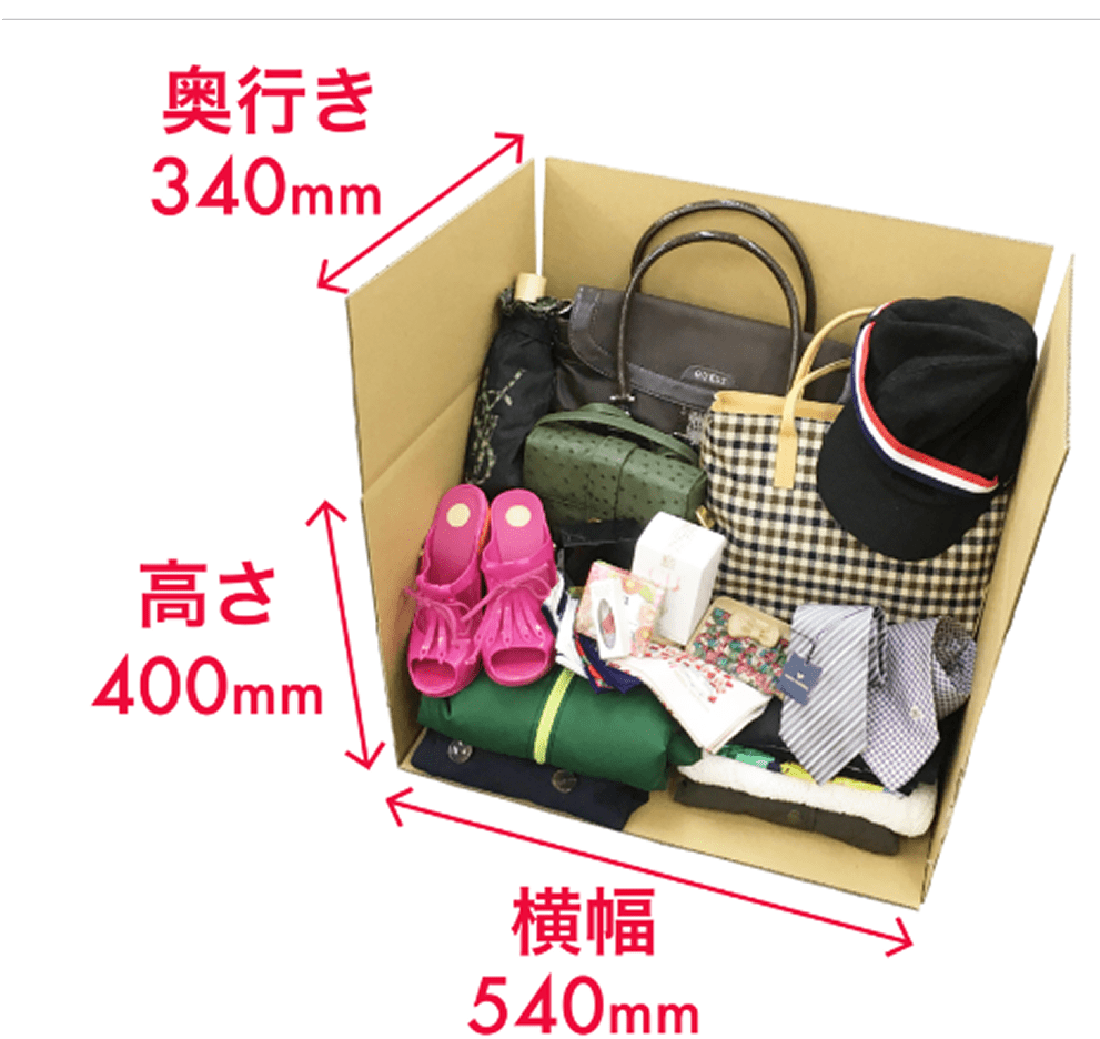 買取可能な大きさの例