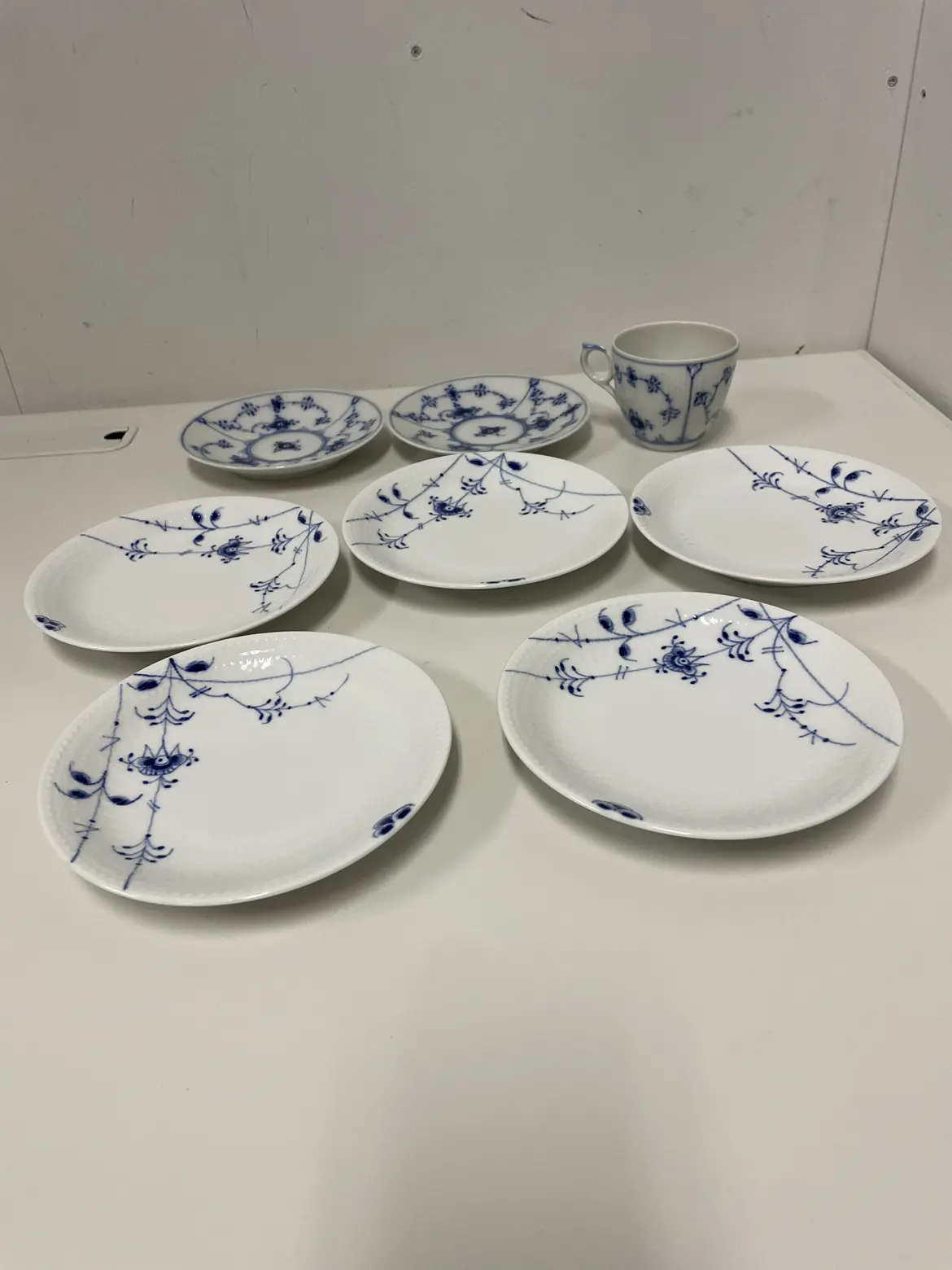 ロイヤルコペンハーゲン　ブルーパルメッテ　プレート　カップ