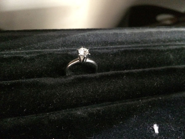 Pm・ダイヤ0.40ct・立て爪のリングを買取|神戸|垂水店