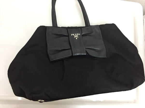 プラダ・ナイロンリボンのハンドバッグを買取|名古屋|名古屋本山店