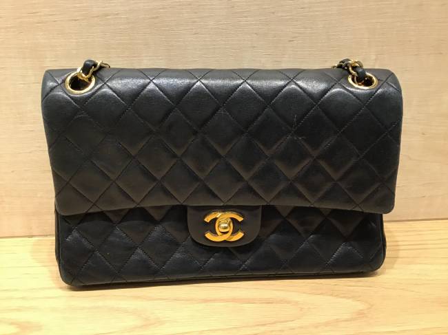 シャネル・Wフラップ・チェーンバッグ・ラムスキンを買取|名古屋|ららぽーと名古屋みなとアクルス店
