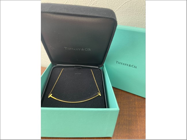 ティファニー Tスマイル ネックレス ラージ シルバー925 難 