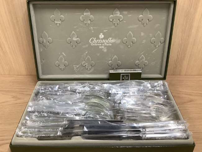 クリストフル フルセットカトラリーを買取|東淀川|淡路店