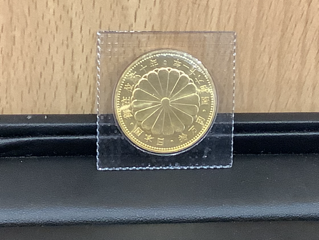 御在位六十年記念金貨 拾万円 を買取|名古屋|名古屋小幡店