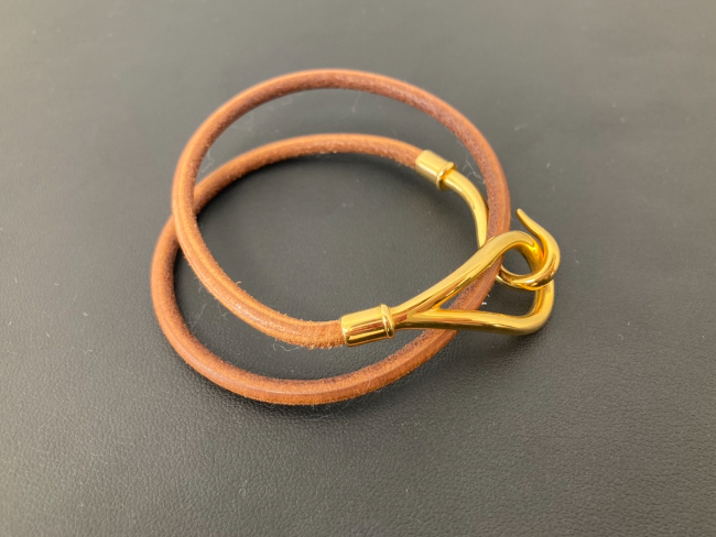 未使用】 HERMES エルメス ジャンボ チョーカー 43cm（美品 鑑定済 