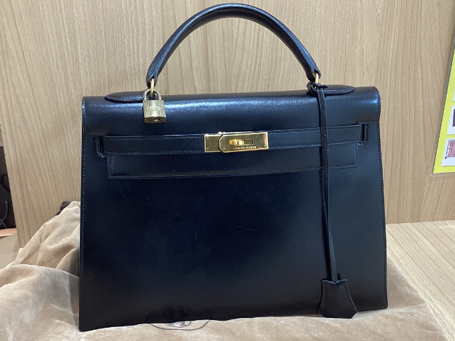 エルメス ケリー32 ボックスカーフ 〇Tを買取｜東京都品川区｜武蔵小山 