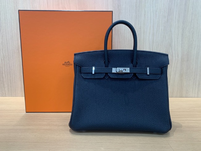 エルメス バーキン25 ノワール シルバー金具 U刻を買取｜刈谷｜東刈谷  