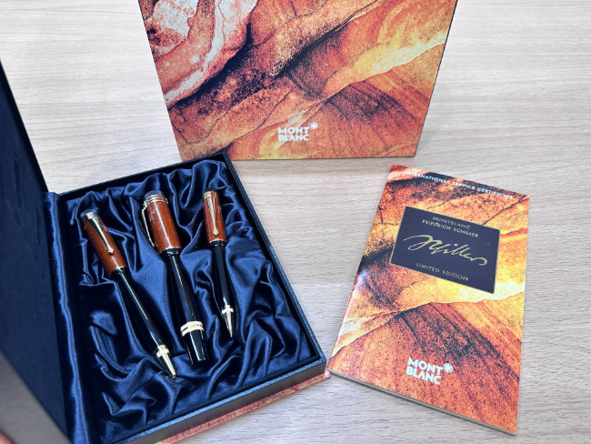 モンブラン フリードリッヒ・シラー 作家シリーズ2000年 万年筆 字幅 M