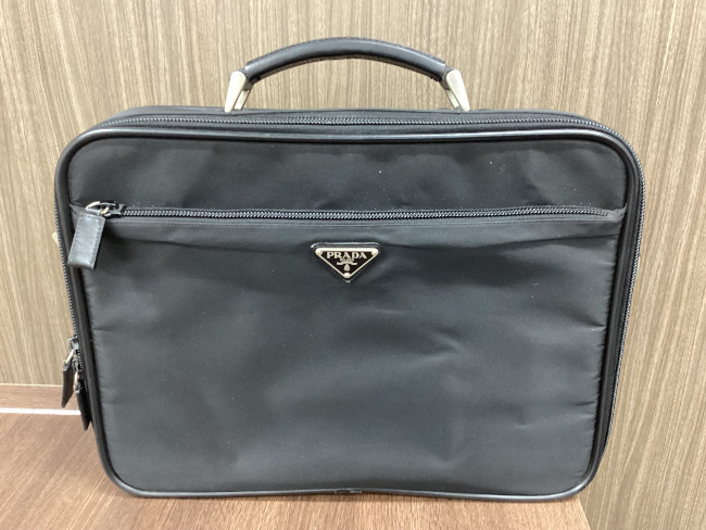 PRADA プラダ　2way ブリーフケース　ナイロン　レザー　ブラック PRADA プラダ ブリーフケース ナイロン ビジネスバッグ 2way