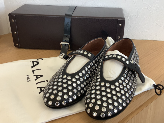 ALAIA クリスタル バレリーナシューズを買取｜大阪狭山｜大阪狭山店