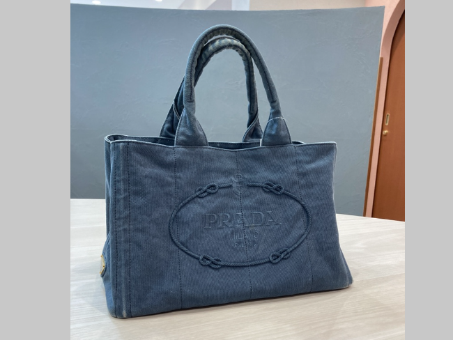 PRADA　カナパ  デニム PRADA】カナパデニム