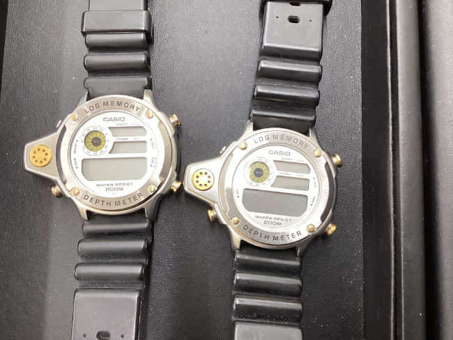 CASIO LOG MEMORY DEPTH METER DEP-500 腕時計