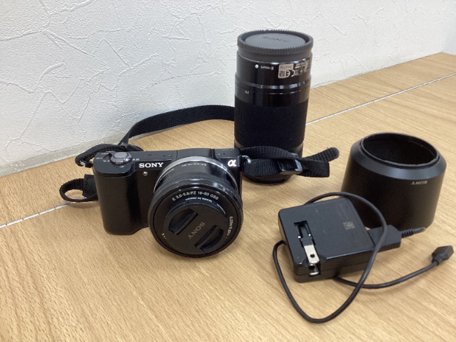 Sony α5000 ILCE-5000 /SEL55210 /SELP1650 を買取｜福岡・北九州市 