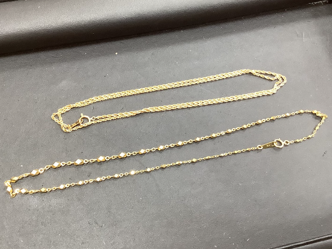 K18 ネックレス2点を買取｜滋賀｜草津店 ｜ ブランド品の買取ならエコ  