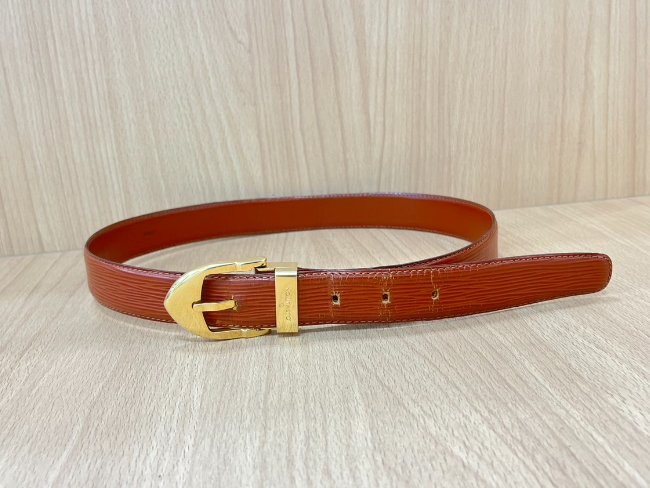 ルイヴィトン エピ サンチュールクラシック ベルト 100/40 茶 ブラウン  