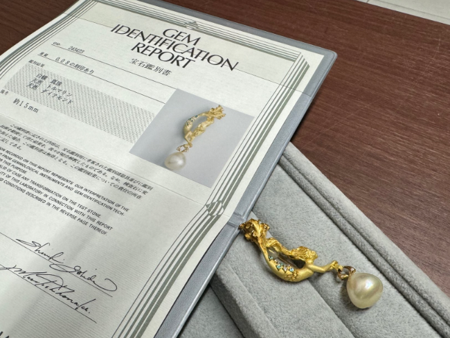 ノーブランド K18 マーメイドモチーフ ブローチを買取｜神戸｜兵庫店  