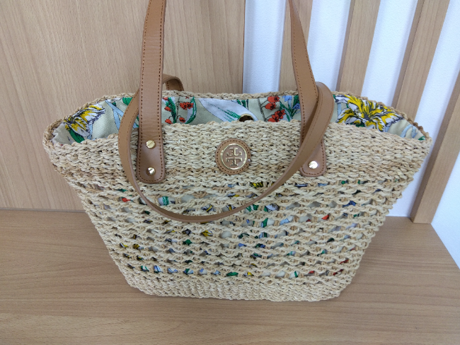 Tory Burch】トリーバーチ ストローバッグミニ