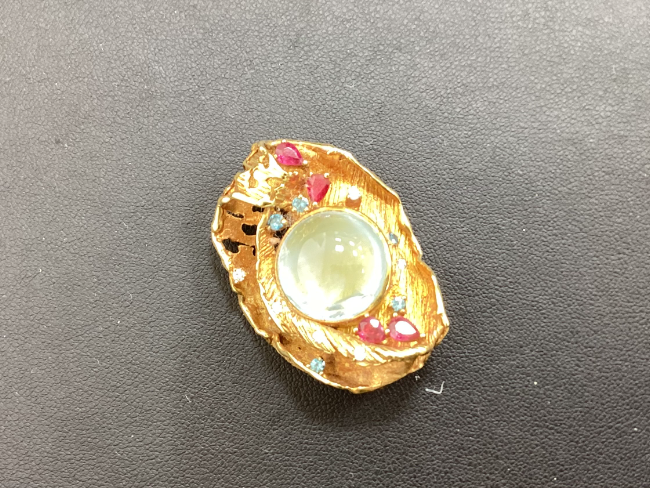 MIKIMOTO＞ K18 みにくい ダイヤ ペンダント トップ 0.14ct 【BGI4701】 