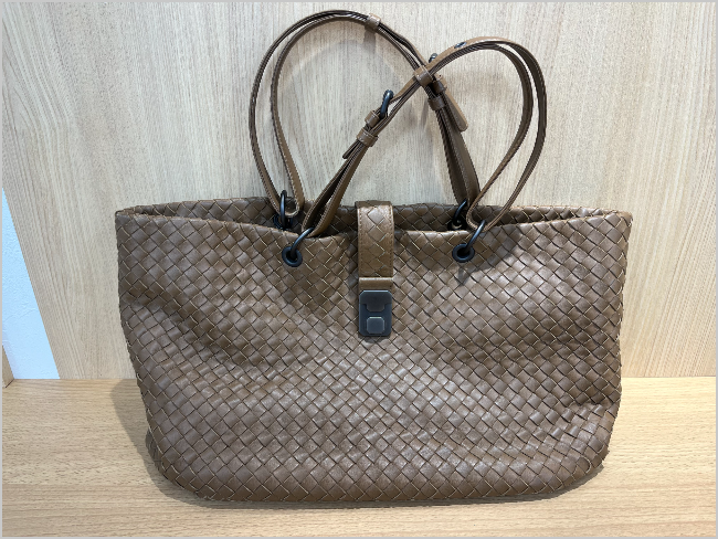 ボッテガ ヴェネタ イントレチャート チェーンショルダートートバッグ  