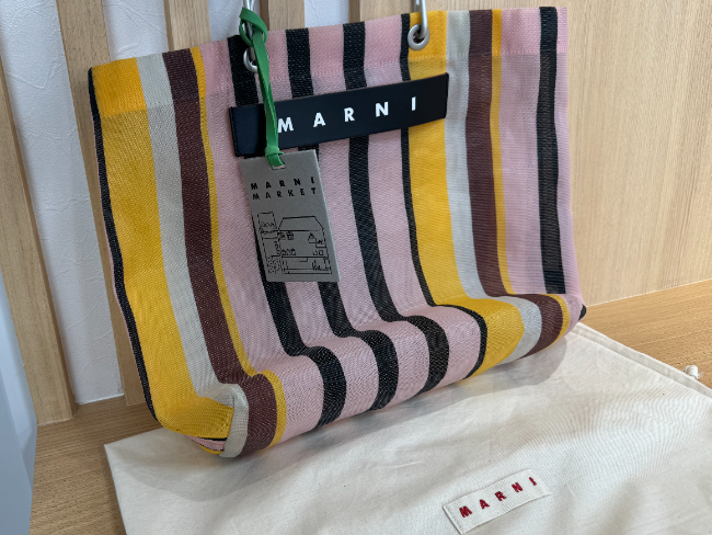 MARNI ストライプバッグ　黄色　マルニカフェ 楽天市場】マルニ フラワー カフェ MARNI FLOWER CAFE