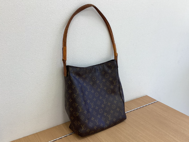 LOUIS VUITTON 寒かっ ルイヴィトンルーピングモノグラムトートバッグ