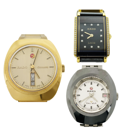ラドー RADO エレガンス メンズ腕時計 スクエアケース ゴールド