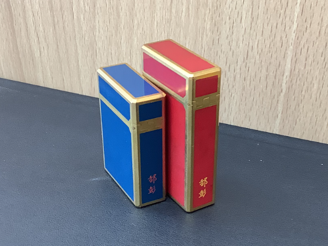 S.T. Dupont ライター 赤　都彭 S.T.Dupont デュポン 都彭 赤漆 ゴールドライン ガスライター