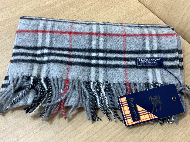 Burberryラムウールマフラー 中古・古着通販】Burberry's (バーバリー