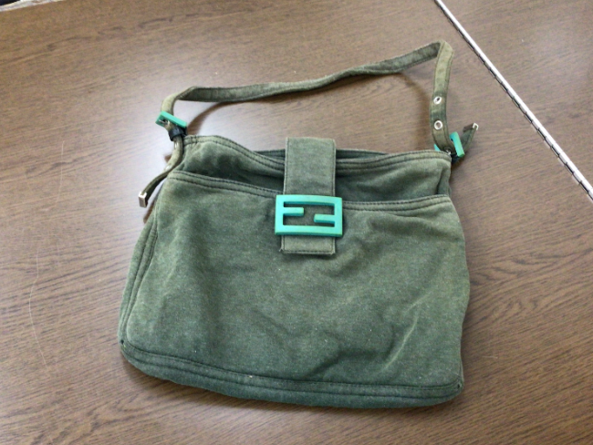 FENDI フェンディマンマバケット ジャージ ワンショルダーバッグ