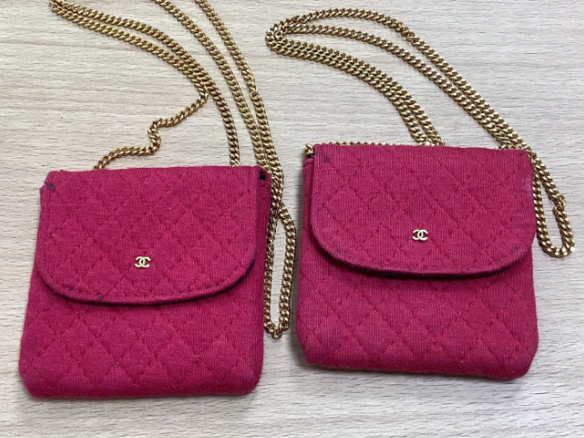 CHANEL 赤 レザー キルティング ポーチ Chanel 赤 レザー キルティング ポーチ 【公式通販】