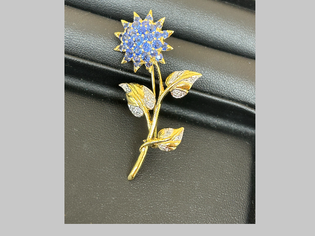 K18 パール　ブローチ 楽天市場】K18 南洋真珠 ブローチ 12mm up/ブルーイッシュアイボリー