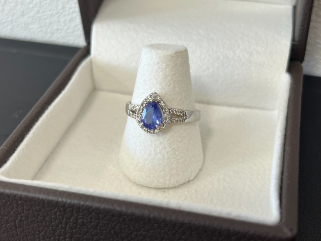 貴金属 PT900・タンザナイト・ダイヤモンドリングを買取｜静岡県静岡市  