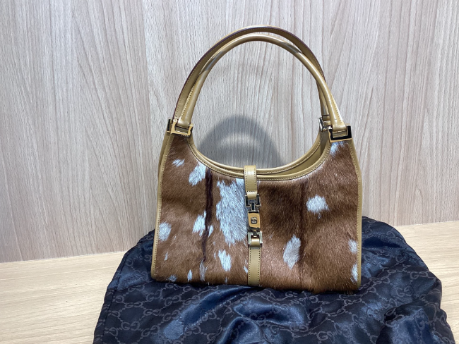グッチ ジャッキー ハラコ ワンショルダーを買取｜大阪府摂津市｜摂津 