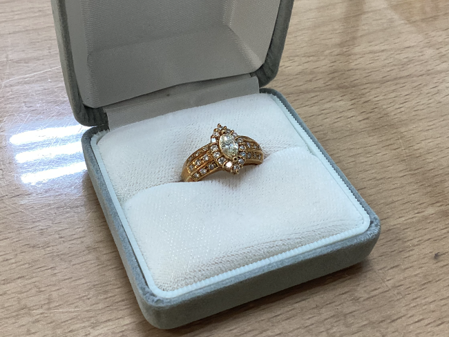 ノーブランド 18金 ダイヤ付きリングを買取｜兵庫県加古川市｜東加古川 