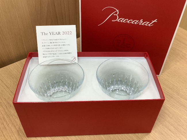 Baccarat ロックグラス The YEAR 2022 バカラ ロックグラス ペア Baccarat ロックグラス The YEAR 2022 バカラ ロックグラス ペア