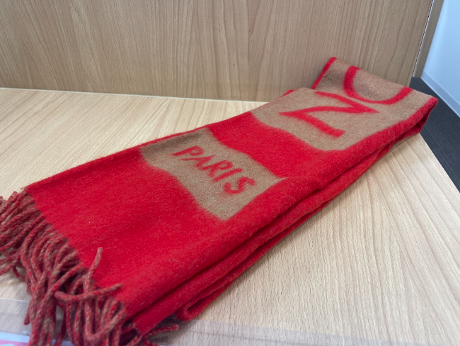 LOUIS VUITTON マフラー 赤 カシミヤウール HANA様専用です LOUIS