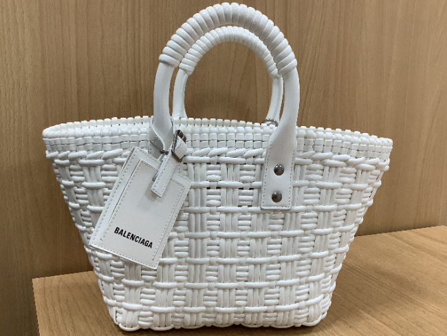 BALENCIAGA ビストロ XS ホワイト Balenciaga Bistro Basket Bag | Bragmybag