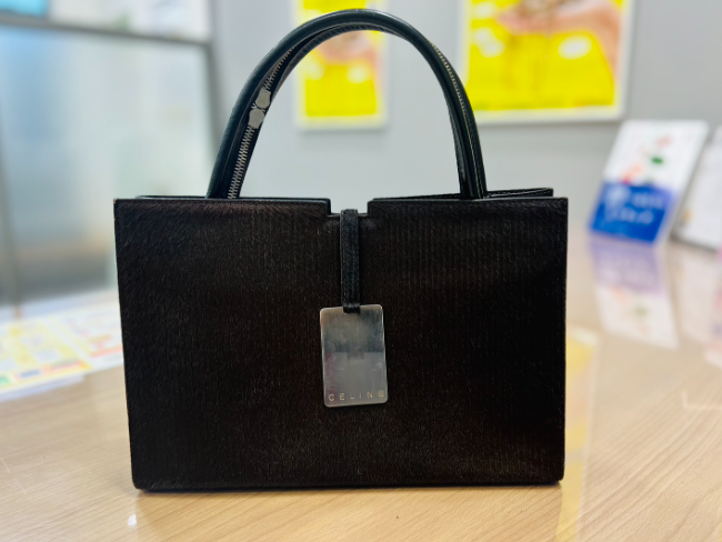 セリーヌ ハラコ ハンドバッグを買取｜兵庫県神戸市須磨区｜テラスマ店 
