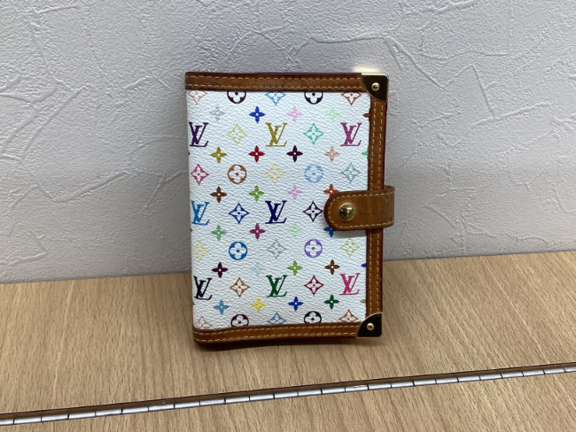 LOUIS VUITTON手帳カバー アジェンダPM マルチカラー モノグラム 狭い