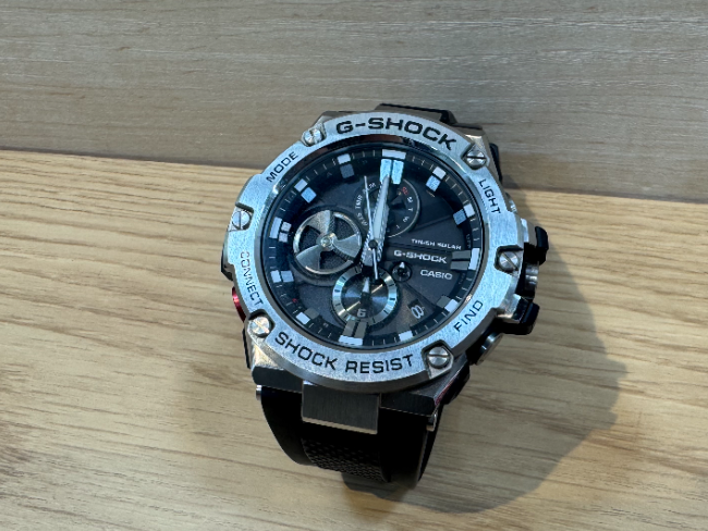未使用 G-SHOCK GST-B100ブラック GSTB100-1A | Black G-STEEL Men's Watch G-SHOCK | CASIO