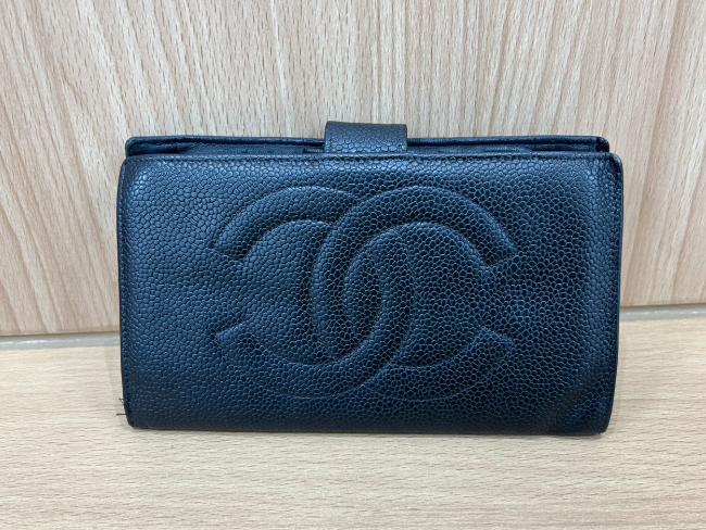 シャネル キャビアスキン 財布を買取｜神奈川県横浜市神奈川区｜東白楽  