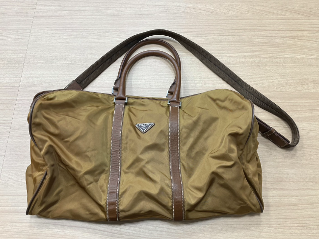 【SALE／55%OFF】 プラダ ナイロン ボストン ブラウン 三角ロゴを買取｜静岡県静岡 バッグ