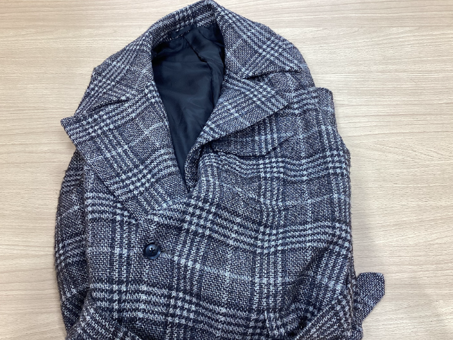 リングジャケット アルパカ混 ウエストベルテッド コートを買取｜東京 