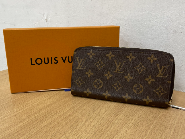 鑑定済み 控えよ ルイヴィトン アンソリット トランク ダミエ ウォレット 