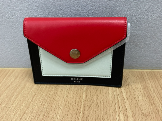 超希少！【CELINE】トロッタースモール 財布 セリーヌ)トロッターマルチファンクションミニ財布 (CELINE