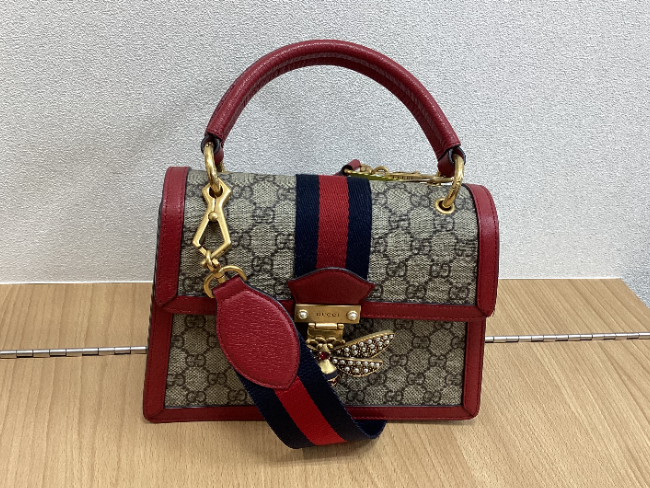 美品】Gucci グッチクィーンビーショルダー/ハンドバッグミケーレ