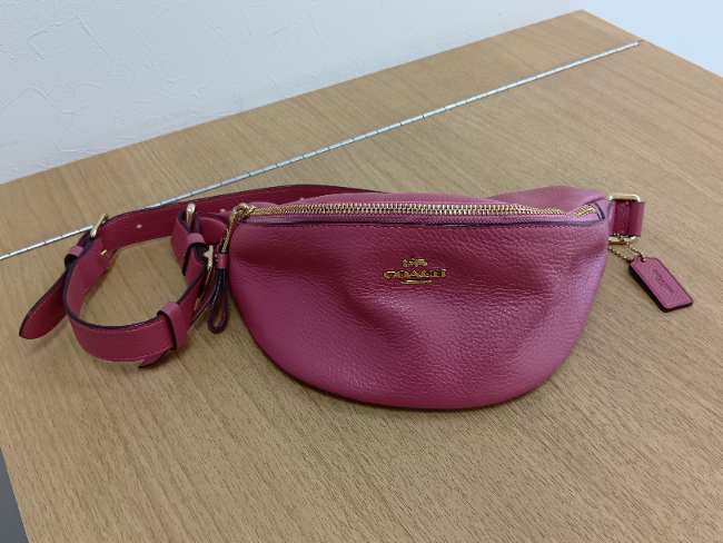レア⭐︎COACH ピンク レザー ショルダーバッグ （激レア！ 美品
