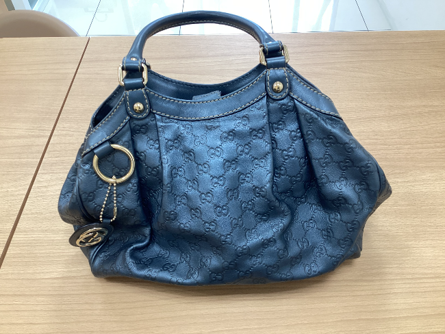お値下げGUCCI グッチ スーキー GUCCI グッチ グッチシマ スーキー ハンドバッグ ブラック