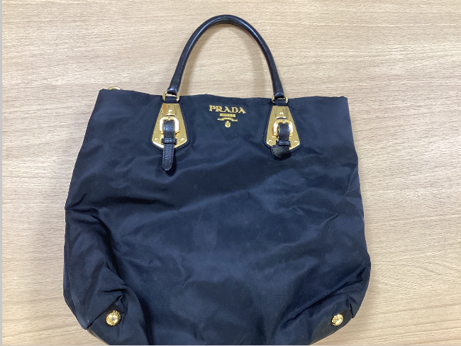 PRADA ブラック ナイロン エコバッグ Prada エコバッグ 黒 ナイロン - メルカリ