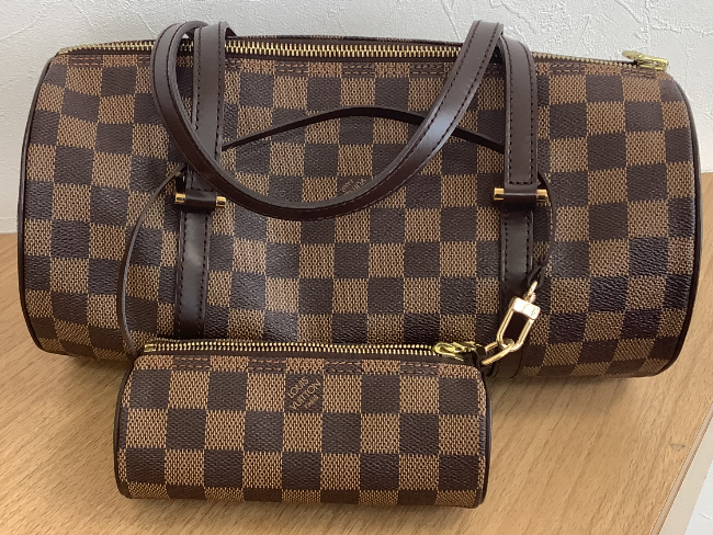 正規品 本物 ルイヴィトン パピヨンの付属ポーチ モノグラム エコリング購入 LOUIS VUITTON ルイ・ヴィトン モノグラム パピヨンポーチ